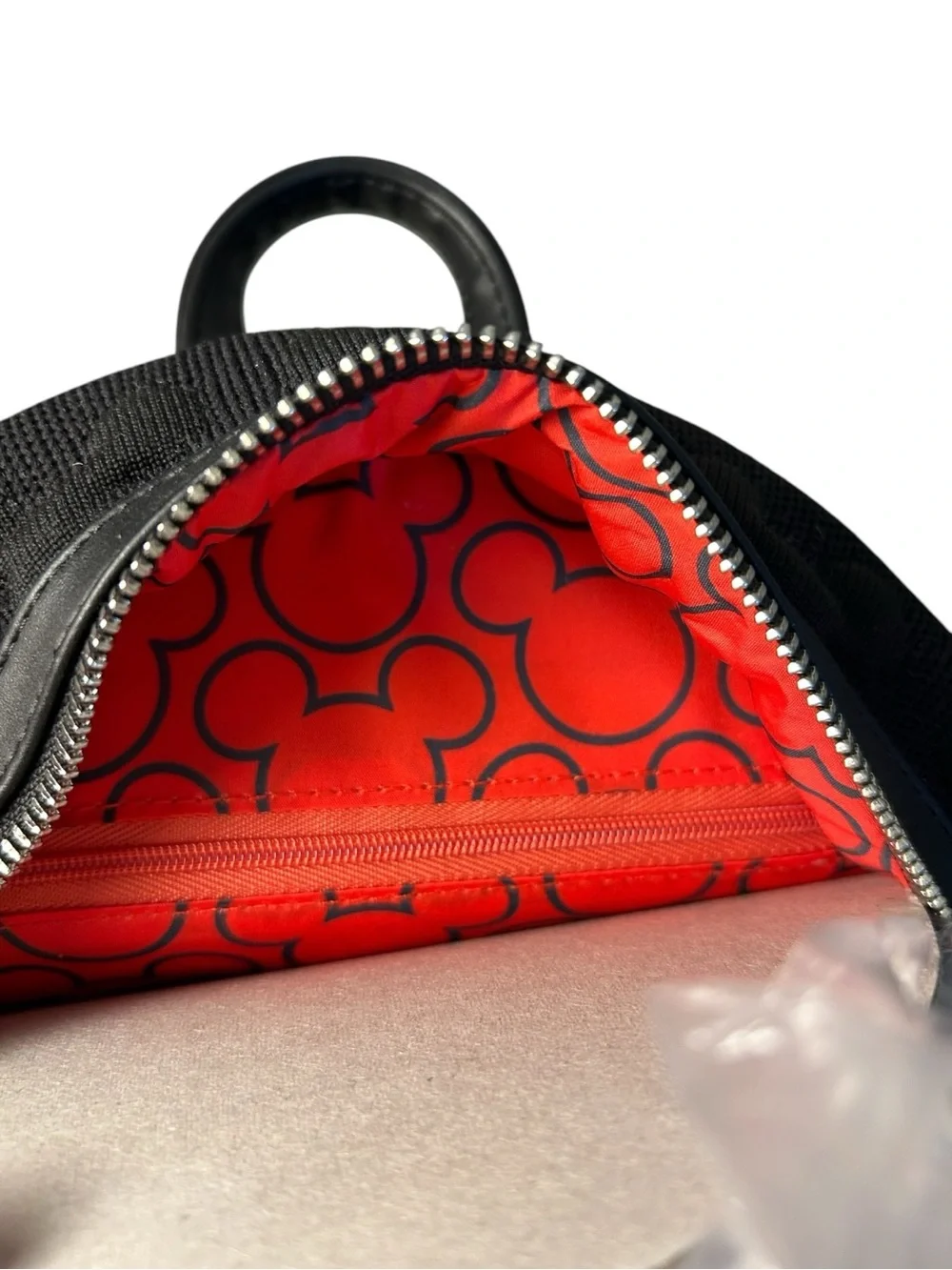 Loungefly Black Embossed Mickey Mini Backpack